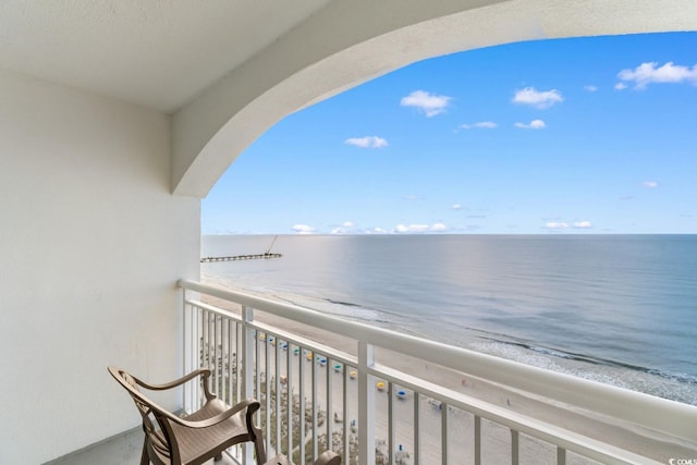 2000 Ocean Blvd N Unit Ph11, Myrtle Beach, SC 29577 - balcony featuring view of water and beach