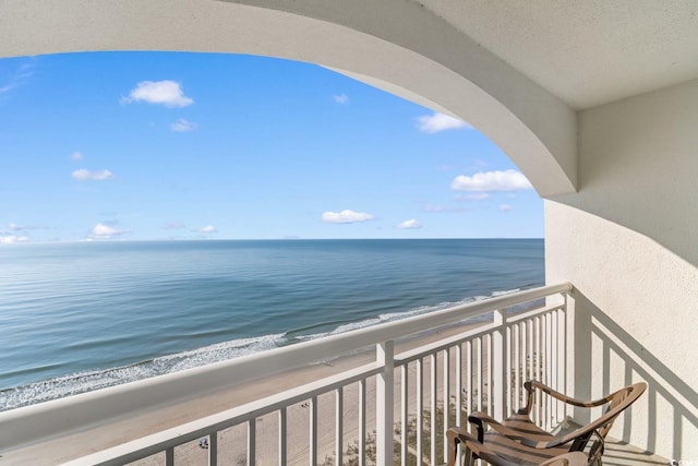 2000 Ocean Blvd N Unit Ph12, Myrtle Beach, SC 29577 - balcony featuring view of water and beach