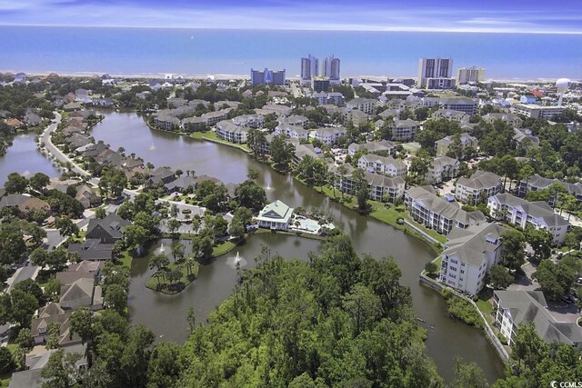 601 Hillside Dr Unit 4424, North Myrtle Beach, SC 29582 - aerial overview of property's location with a large body of water