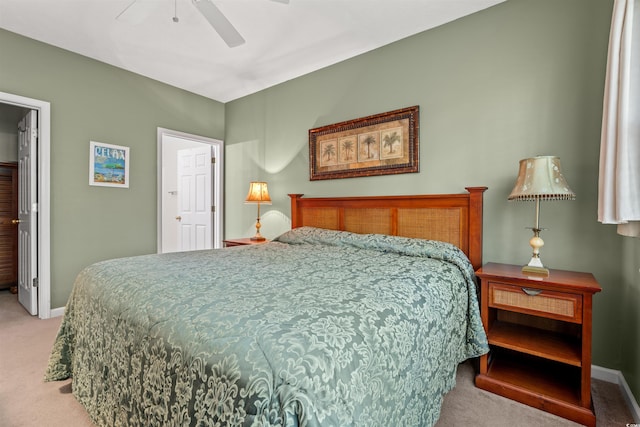 601 Hillside Dr Unit 4424, North Myrtle Beach, SC 29582 - bedroom with carpet flooring, baseboards, and a ceiling fan