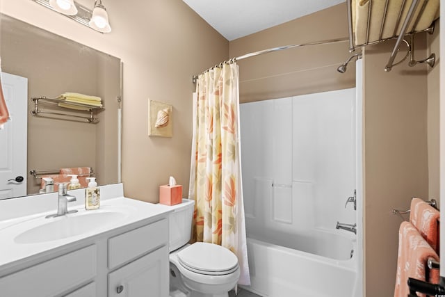 4355 Willoughby Ln Unit 401, Myrtle Beach, SC 29577 - full bath with toilet, vanity, and shower / bathtub combination with curtain