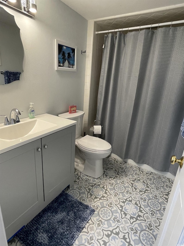9500 Shore Dr Unit 17B, Myrtle Beach, SC 29572 - full bathroom with vanity and tile patterned floors