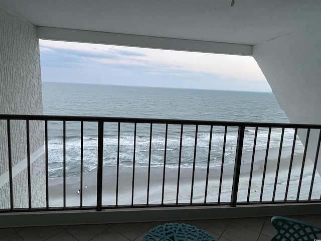 9500 Shore Dr Unit 17B, Myrtle Beach, SC 29572 - balcony featuring a water view