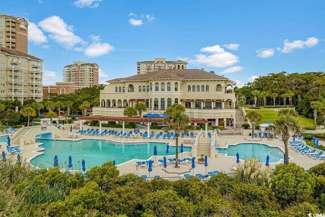 8546 San Marcello Dr Unit 1-102, Myrtle Beach, SC 29579 - community pool featuring a patio area