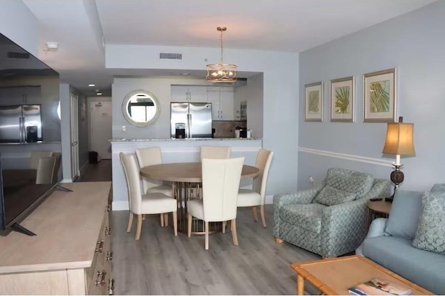 3000 Ocean Blvd N Unit 508, Myrtle Beach, SC 29577 - dining room featuring light wood finished floors
