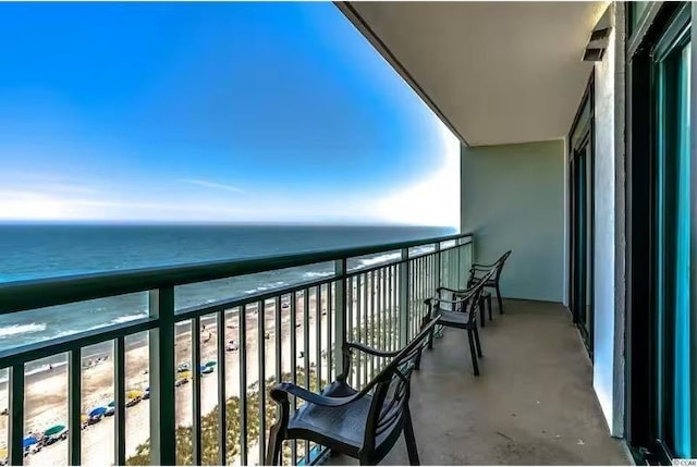 3000 Ocean Blvd N Unit 508, Myrtle Beach, SC 29577 - balcony featuring view of water and beach