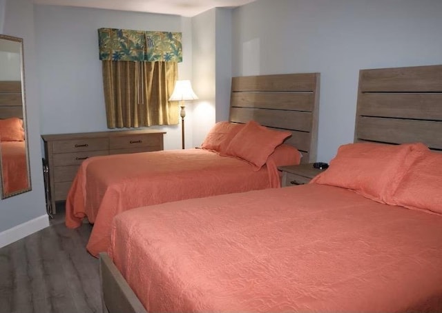 3000 Ocean Blvd N Unit 508, Myrtle Beach, SC 29577 - bedroom featuring wood finished floors and baseboards