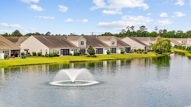 water view with nearby suburban area