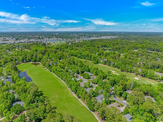 1206 Spinnaker Dr, North Myrtle Beach, SC 29582 - aerial overview of property's location featuring a golf course and a nearby body of water