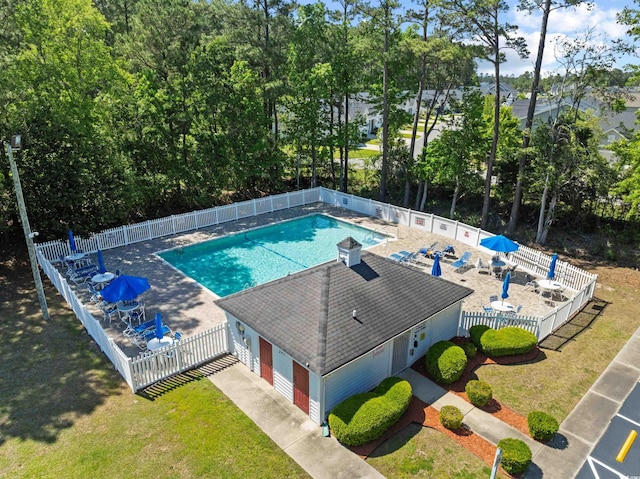 view of community pool