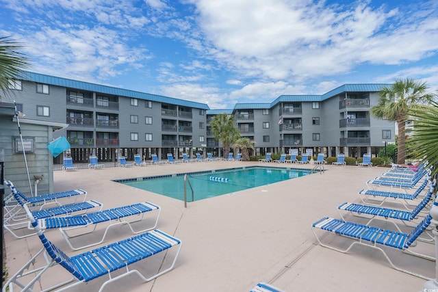 6000 N Ocean Blvd Unit 133, North Myrtle Beach, SC 29582 - community pool with a patio and fence