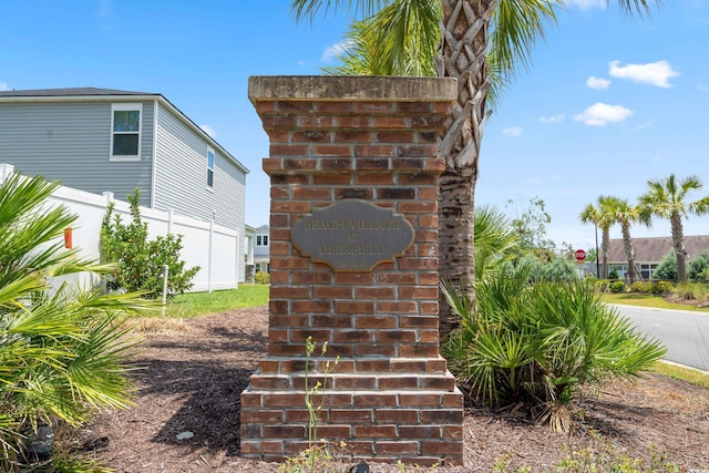 exterior view of fence