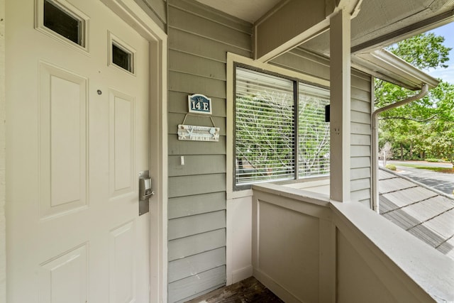 400 Melrose Pl Unit 14E, Myrtle Beach, SC 29572 - doorway to property with a porch