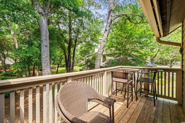 400 Melrose Pl Unit 14E, Myrtle Beach, SC 29572 - view of deck