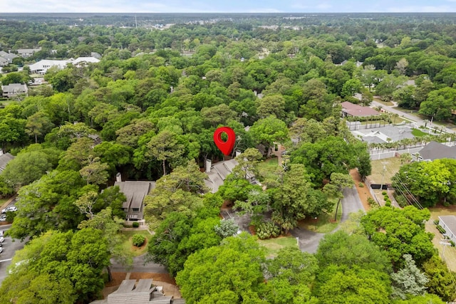 400 Melrose Pl Unit 14E, Myrtle Beach, SC 29572 - bird's eye view of a heavily wooded area