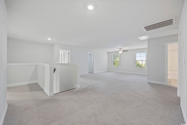 1303 Bermuda Grass Dr, Myrtle Beach, SC 29579 - carpeted empty room with baseboards, recessed lighting, and ceiling fan