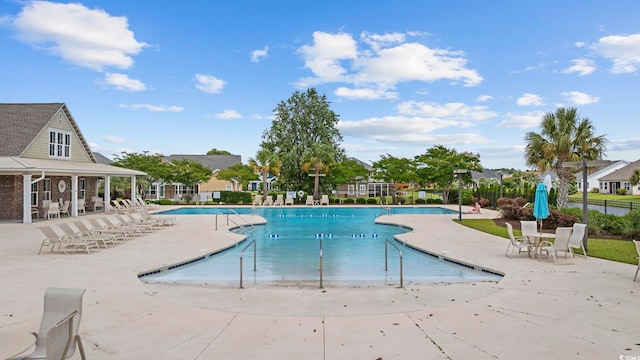 1303 Bermuda Grass Dr, Myrtle Beach, SC 29579 - community pool with a patio