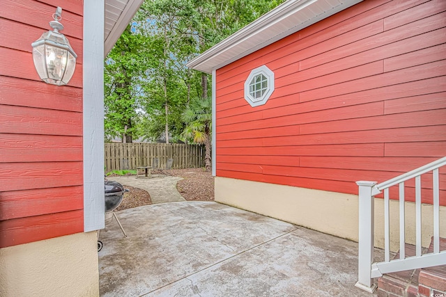 212 Greenwich Dr, Conway, SC 29526 - view of home's exterior featuring a patio area and fence