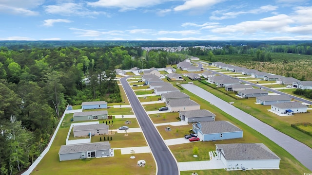 478 Samara Dr, Longs, SC 29568 - aerial perspective of suburban area with a heavily wooded area