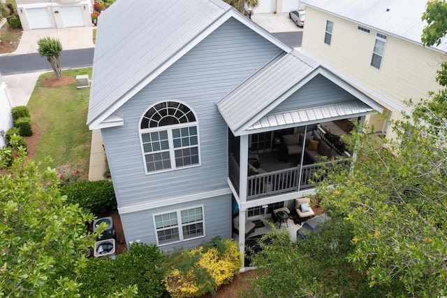 view of rear view of property