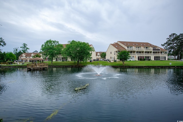 510 Fairwood Lakes Dr Unit 17-P, Myrtle Beach, SC 29588 - water view with a gazebo