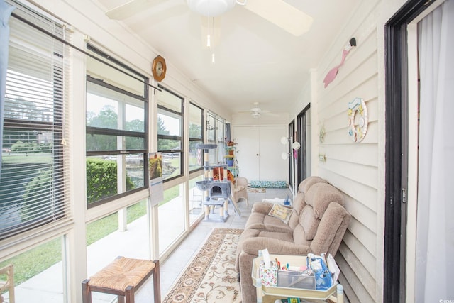 510 Fairwood Lakes Dr Unit 17-P, Myrtle Beach, SC 29588 - sunroom / solarium with ceiling fan