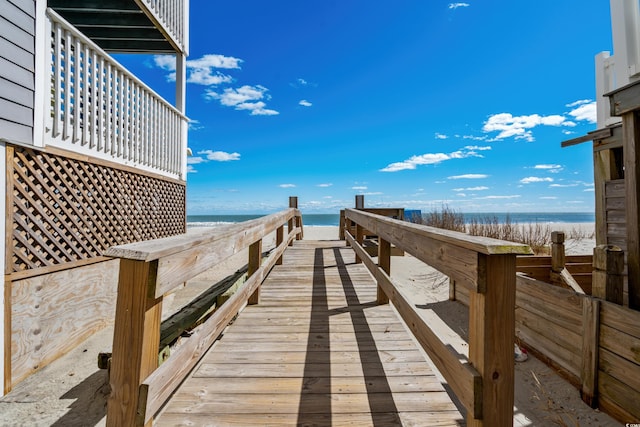 625 N Waccamaw Dr Unit 107, Murrells Inlet, SC 29576 - view of community featuring view of water and beach