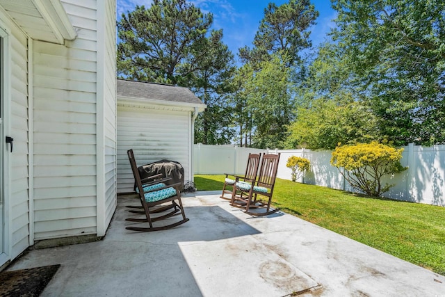 view of patio