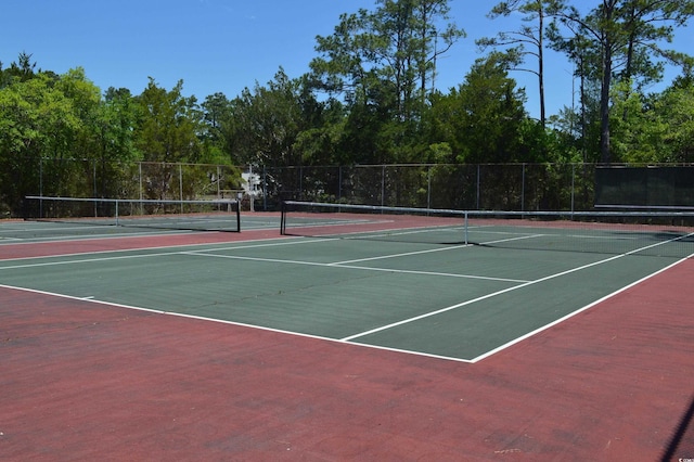 2191 Liberty Cir, Little River, SC 29566 - view of tennis court featuring community basketball court