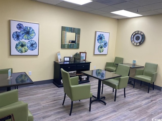 5001 Little River Rd Unit E-306, Myrtle Beach, SC 29577 - office space with wood finished floors, baseboards, and a paneled ceiling