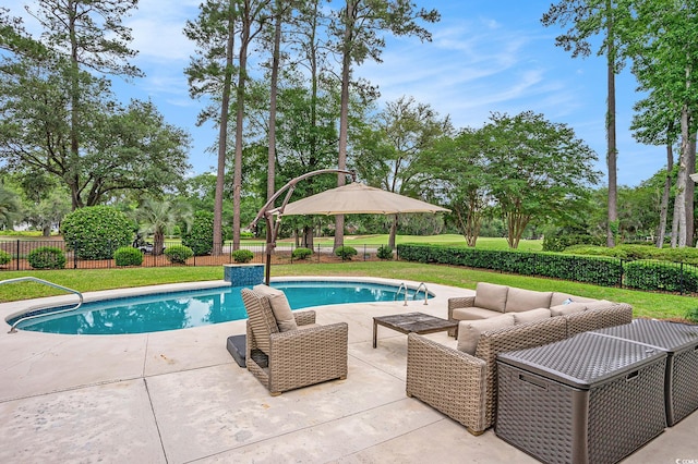 78 Oakmont Dr, Pawleys Island, SC 29585 - view of swimming pool with a patio and outdoor lounge area