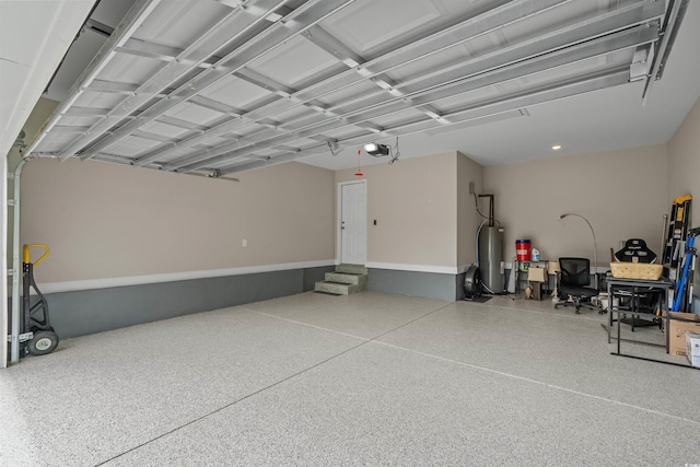1307 Collins Park St, Conway, SC 29526 - garage with a garage door opener and water heater