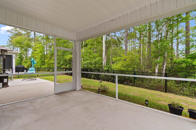 736 Flowering Branch Ave, Little River, SC 29566 - view of unfurnished sunroom