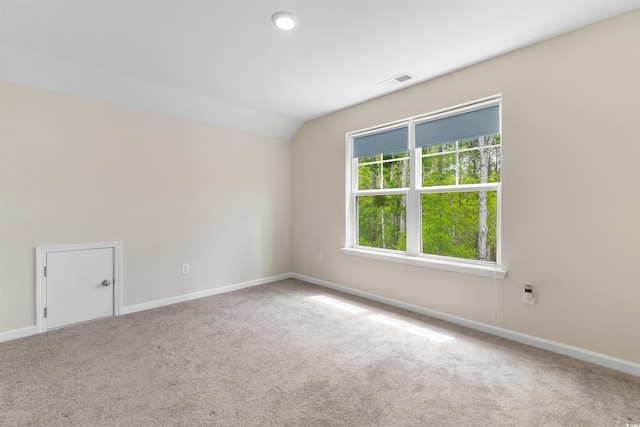 736 Flowering Branch Ave, Little River, SC 29566 - unfurnished room with carpet flooring and vaulted ceiling