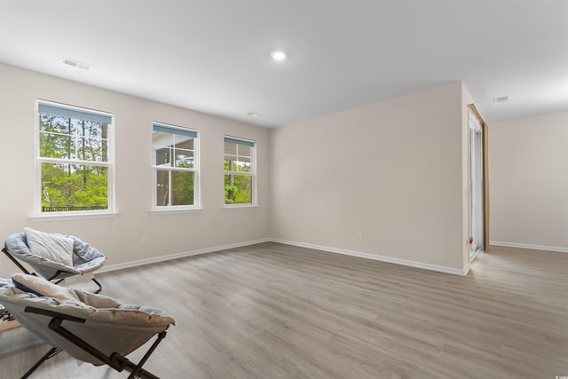 736 Flowering Branch Ave, Little River, SC 29566 - unfurnished room with light wood-style flooring and recessed lighting
