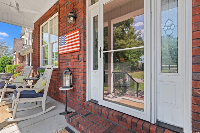 view of patio / terrace featuring a porch