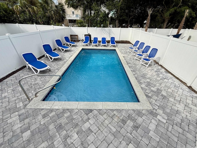 113B 11th Ave S, Surfside Beach, SC 29575 - view of pool featuring a patio area and a fenced backyard