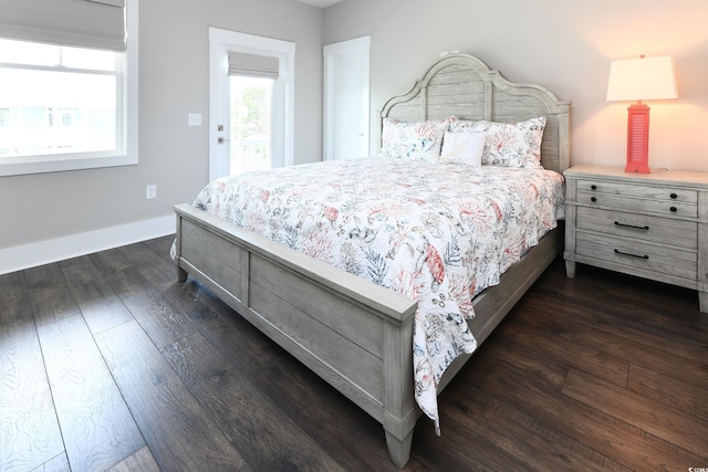 113B 11th Ave S, Surfside Beach, SC 29575 - bedroom with dark wood finished floors and access to outside