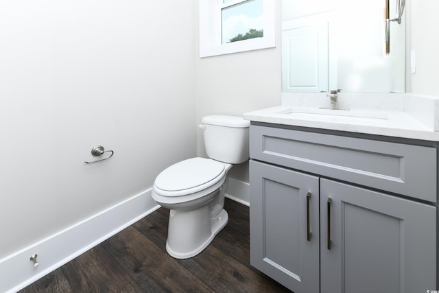 113B 11th Ave S, Surfside Beach, SC 29575 - half bathroom with vanity and wood finished floors