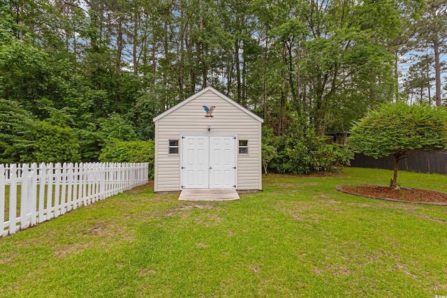 view of outbuilding featuring an outbuilding