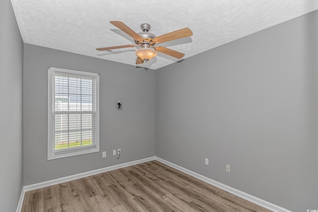 125 Balsa Dr, Longs, SC 29568 - spare room with wood finished floors, a textured ceiling, and ceiling fan