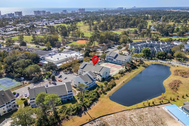 1100 Possum Trot Rd Unit B202, North Myrtle Beach, SC 29582 - view of property location with a large body of water and nearby urban area
