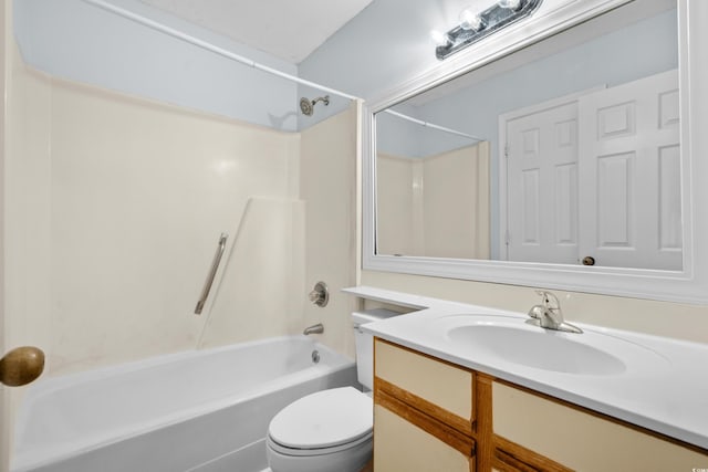 1100 Possum Trot Rd Unit B202, North Myrtle Beach, SC 29582 - full bathroom with toilet, bathing tub / shower combination, and vanity