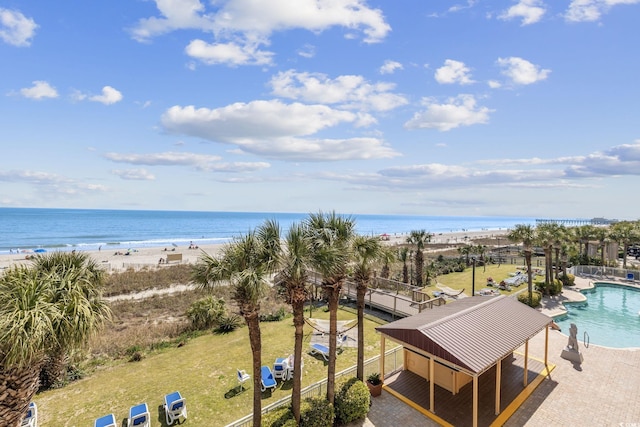 2000 N Ocean Blvd Unit 315, Myrtle Beach, SC 29577 - aerial view of unending shoreline