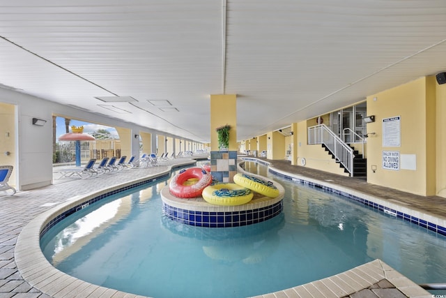 2000 N Ocean Blvd Unit 315, Myrtle Beach, SC 29577 - indoor pool featuring a patio