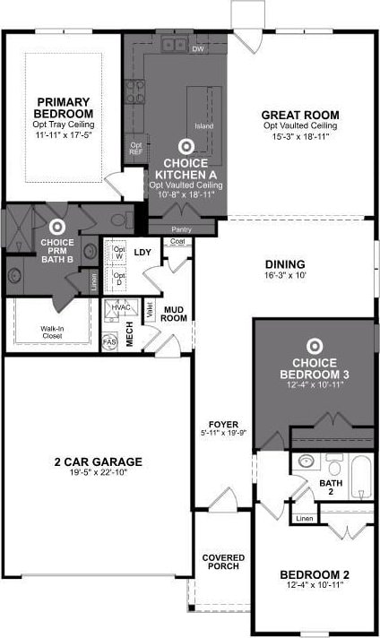 4004 Braid Ct, Myrtle Beach, SC 29588 - home floor plan