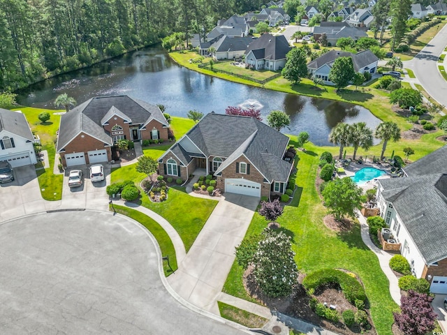 8204 Caddis Ct, Myrtle Beach, SC 29579 - aerial view of residential area with a nearby body of water
