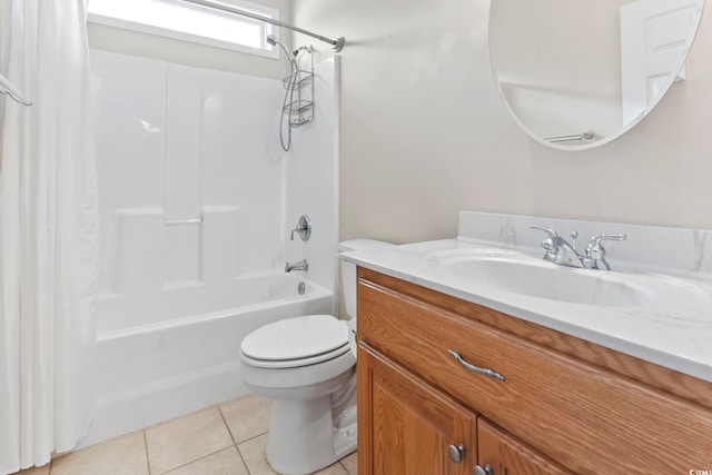 8204 Caddis Ct, Myrtle Beach, SC 29579 - bathroom with vanity, shower / bath combination with curtain, and tile patterned floors