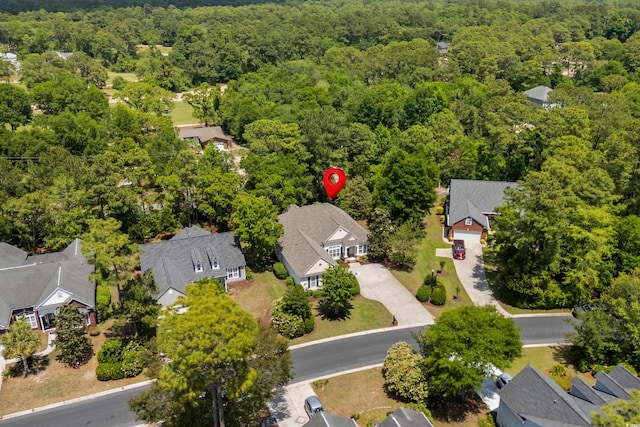 190 Barony Pl, Pawleys Island, SC 29585 - aerial view of residential area featuring a forest