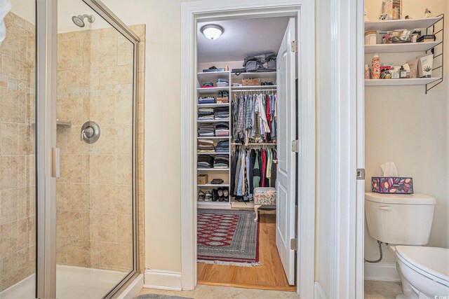 967 Henry James Dr, Myrtle Beach, SC 29579 - full bath with a shower stall, toilet, and a spacious closet